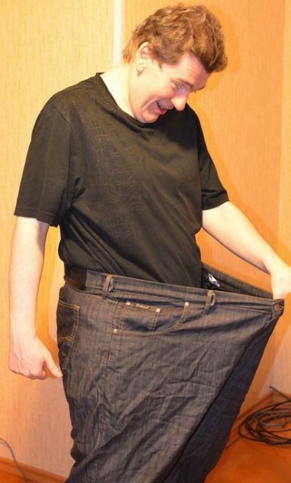 Как тучному парню удалось сбросить 35 кг за год (10 фото)