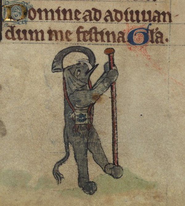 Как средневековые художники рисовали слонов (20 фото)