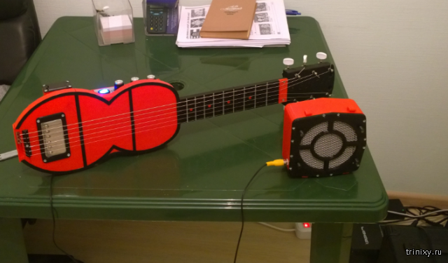 Гитара на 3D принтере (5 фото)