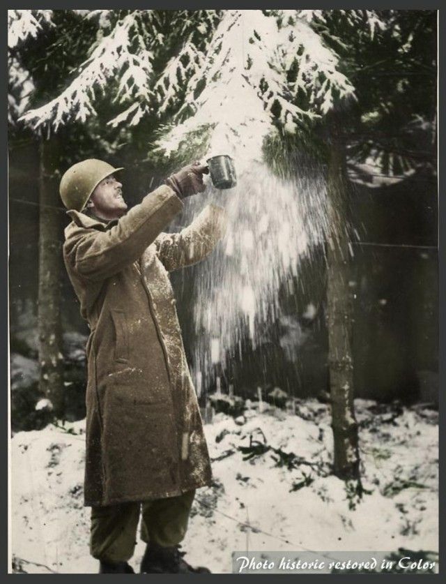 Цветные фото времен Второй мировой войны (39 фото)