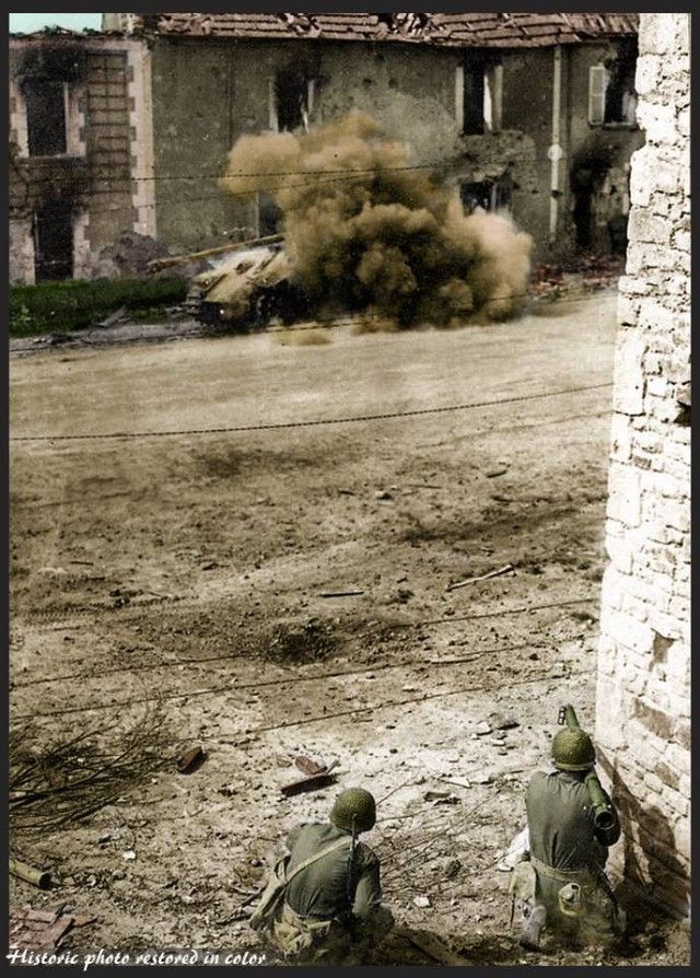 Цветные фото времен Второй мировой войны (39 фото)