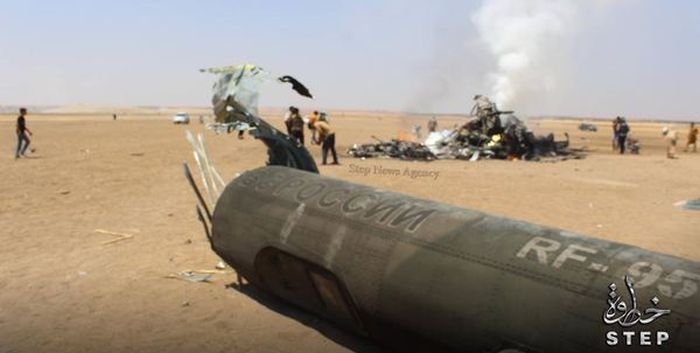 В Сирии сбит российский военно-транспортный вертолет (8 фото)