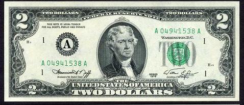Два доллара США (7 фото)