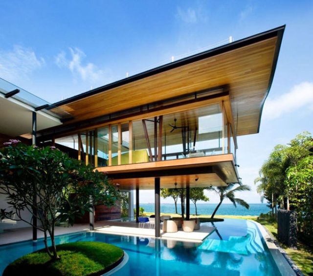 Тропический дом в Сингапуре (19 фото)