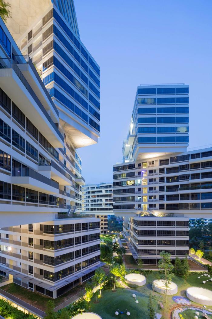 Современный жилой комплекс в Сингапуре (12 фото)