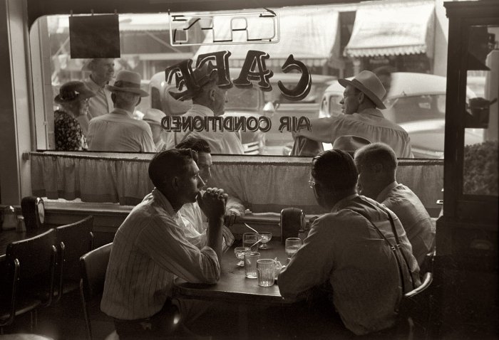 Вкус десятилетия: американские кафе и рестораны 40-х годов ХХ-го века (30 фото)