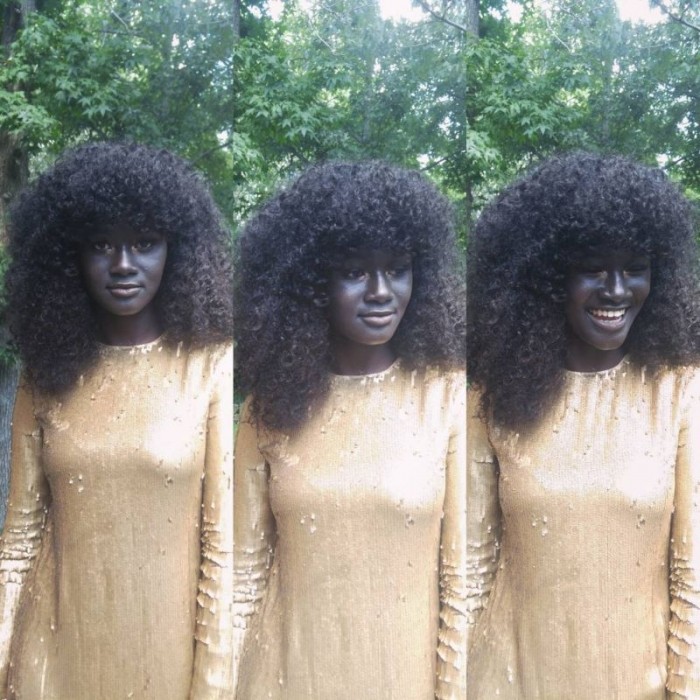 Худия Диоп – модель с самой темной кожей (21 фото)