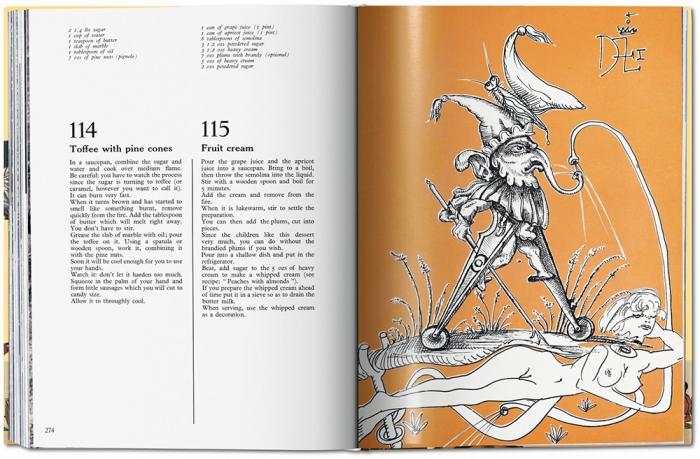 Кулинарная книга с иллюстрациями Сальвадора Дали (10 фото)