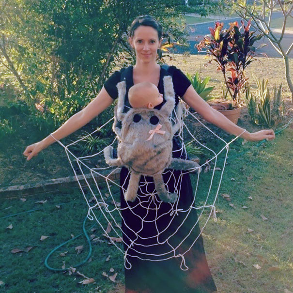 Как родители и дети готовят совместные костюмы для Хеллоуина (15 фото)