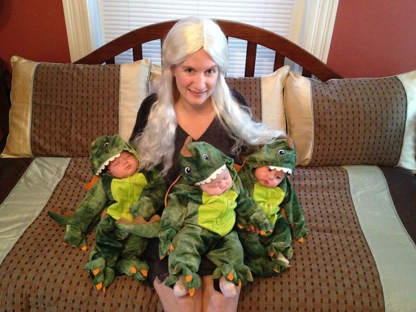 Как родители и дети готовят совместные костюмы для Хеллоуина (15 фото)