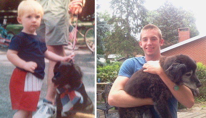 До и после: фотографии собак и хозяев (40 фото)  