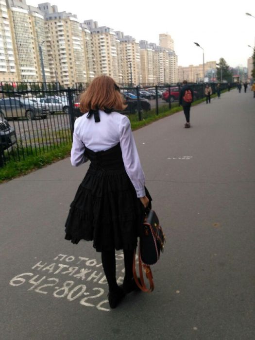 Странная мода на улицах Санкт-Петербурга (50 фото)