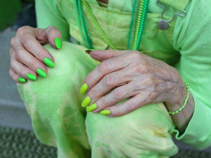 Зеленая леди из Бруклина: эксцентричная женщина (7 фото)