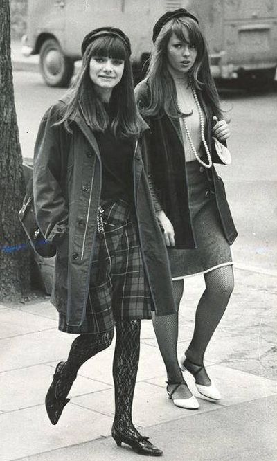Женская мода в Великобритании 60-х годов (24 фото)