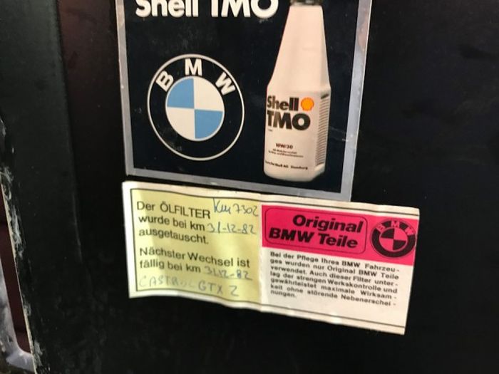 BMW M1 1981 года выпуска, простоявший в гараже 34 года (20 фото)