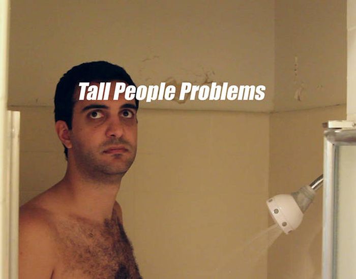 Проблемы, с которыми сталкиваются высокие люди (37 фото)