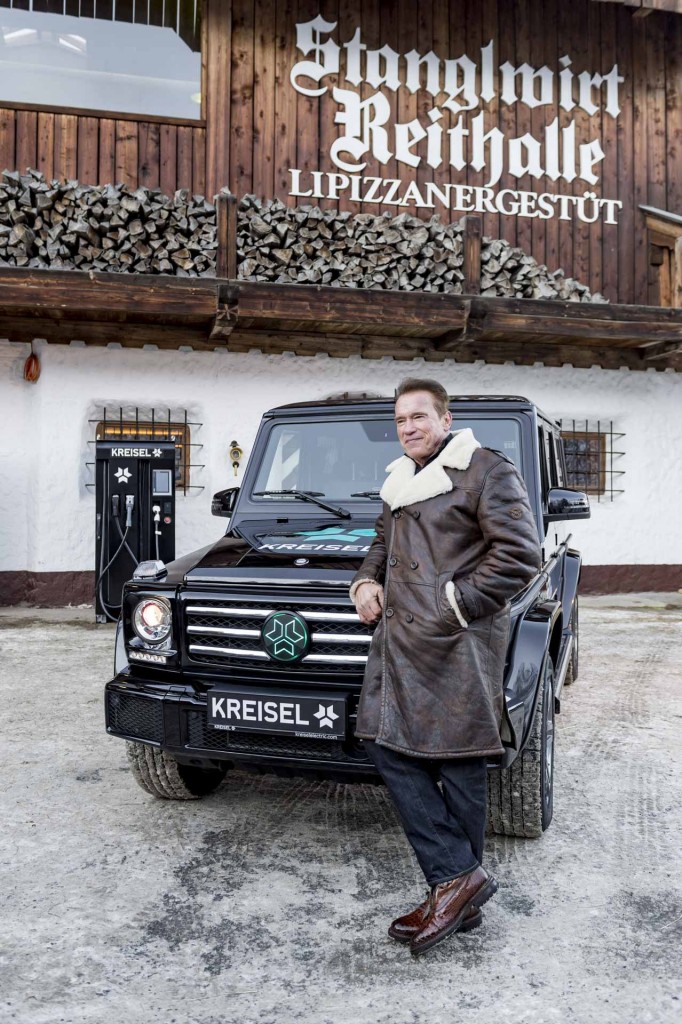 Шварценеггер переделал свой Gelandewagen в электромобиль (11 фото)