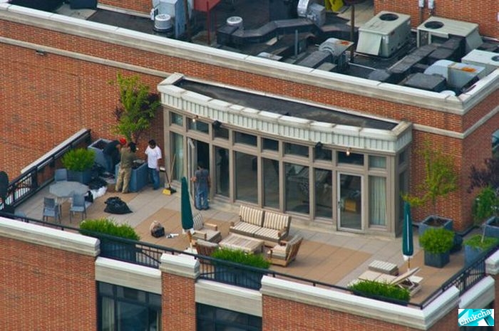 Что на крышах богатых людей (20 фото)
