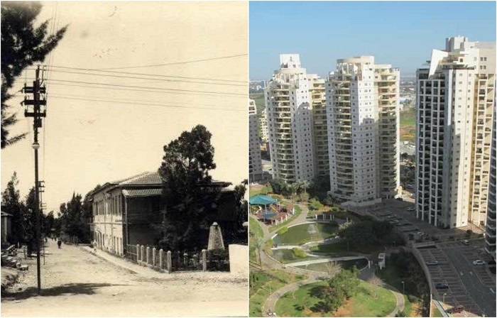 Города Израиля в прошлом и сейчас (11 фото)