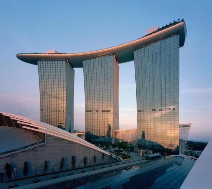Отель Marina Bay Sands в Сингапуре (24 фото)
