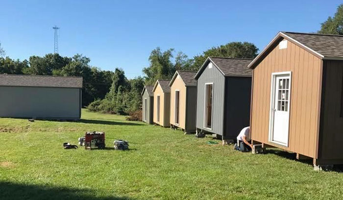 Деревня для бездомных ветеранов Канзаса (10 фото)