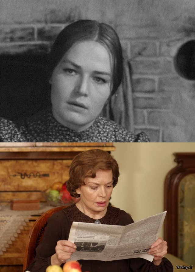 Российские актрисы в начале своей карьеры и в последних фильмах (23 фото)