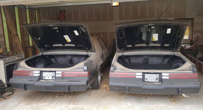 Пара автомобилей Buick Grand Nationals провела в гараже 30 лет (11 фото)