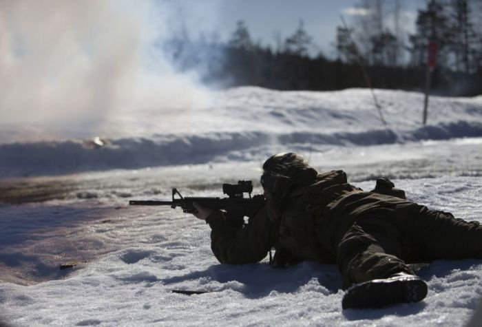 Тренировки первого женского спецназа Норвегии (11 фото)