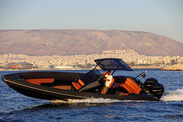 В Греции построили катер-риб, развивающий скорость в 167 км/ч (6 фото)