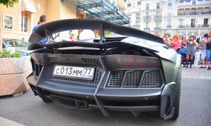 Суперкары Lamborghini Aventador Carbonado by Mansory в России (20 фото)