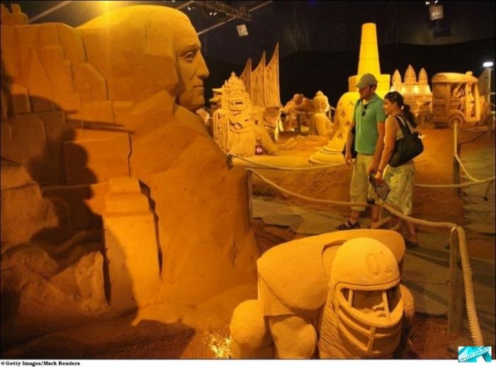 Фестиваль песчаных скульптур в Бланкенберге (24 фото)