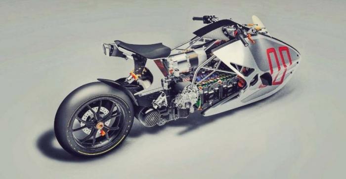 Футуристический концепт мотоцикла Fulcrum Sprint (5 фото)