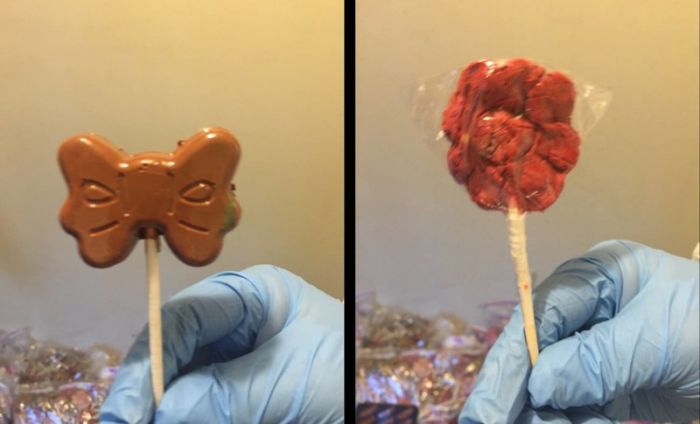 Полиция Хьюстона обнаружила 270 кг леденцов с метамфетамином (5 фото)