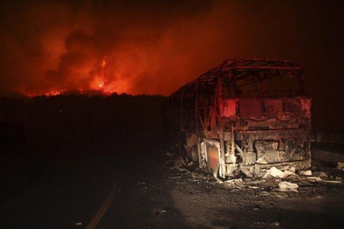 Лесные пожары на севере Израиля (35 фото)