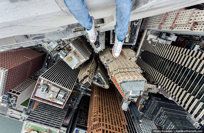 Экстремальные фотографии Нью-Йорка с высоты (18 фото)
