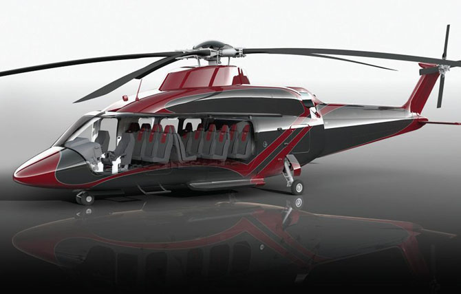 Вертолет Bell 525 Relentless: уникальная роскошь (11 фото)