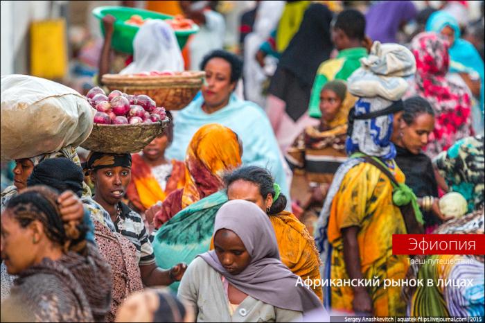 Африканский рынок в лицах (30 фото)