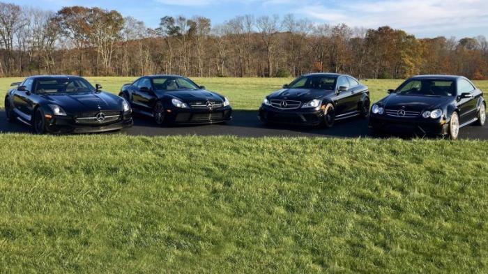 Четыре Mercedes-Benz AMG Black Series пустят с молотка одним лотом (14 фото + 1 видео)