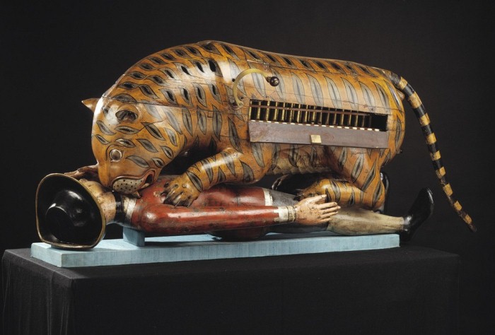 Тигр Типу – деревянная механическая игрушка индийского султана  (5 фото)