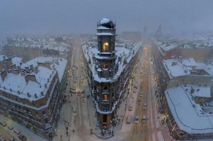 Где найти самую красивую крышу Санкт-Петербурга (6 фото)