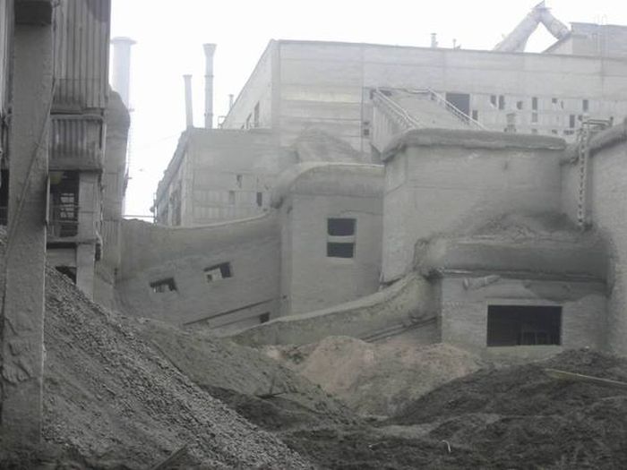 Цементный завод вид изнутри (6 фото)