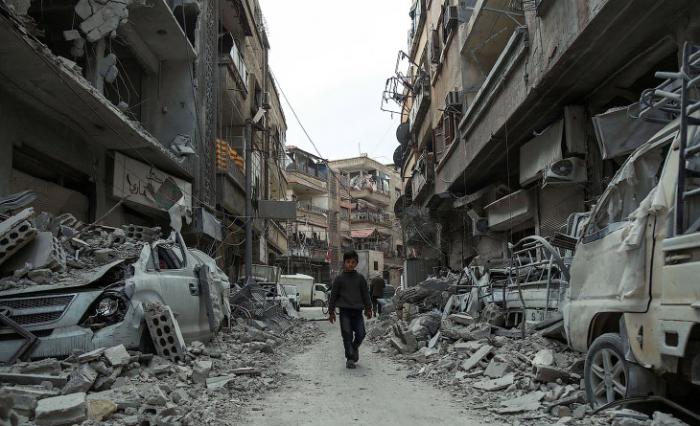 Семилетняя сирийская война в фотографиях (22 фото)