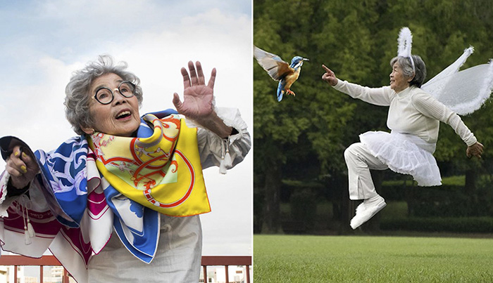 90-летняя бабушка из Японии покорила соцсети (14 фото)