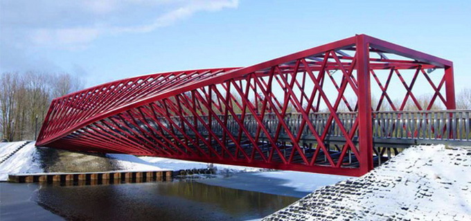 Twist Bridge в Нидерландах (7 фото)