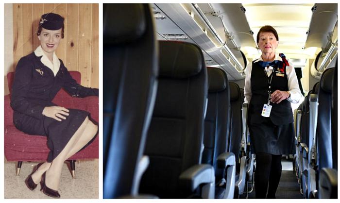 81-летняя стюардесса летает уже 60 лет (7 фото)