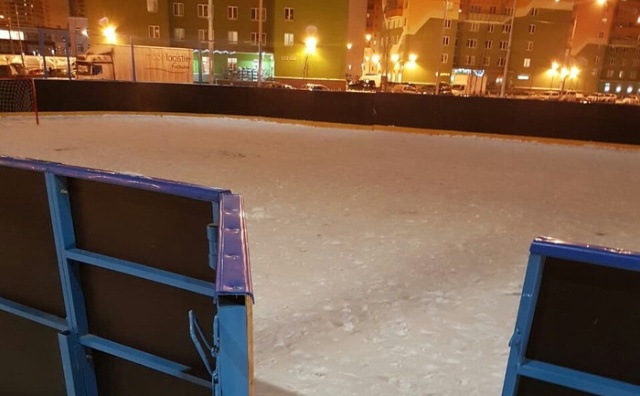 Хоккейная коробка для детей Санкт-Петербурга (2 фото)