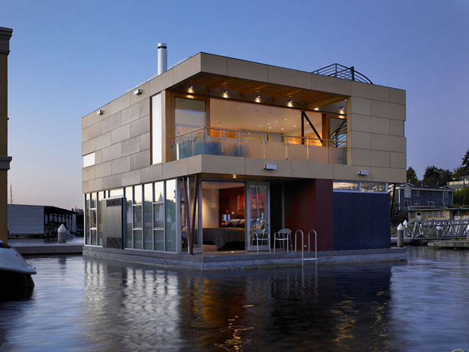 Плавающий дом в Сиэттле (11 фото)