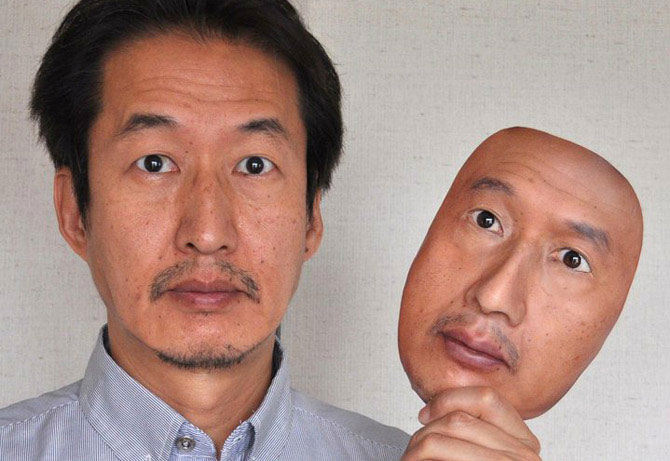 Японцы начали выпускать 3D-копии человеческих лиц (3 фото)