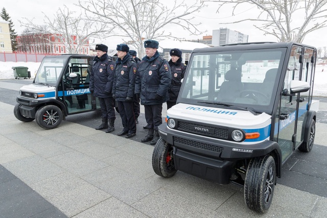 Полицейские электромобили будут патрулировать центр Тулы (6 фото)