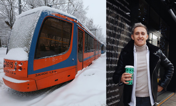 Житель Краснодара арендовал трамвай и катал людей бесплатно (3 фото)